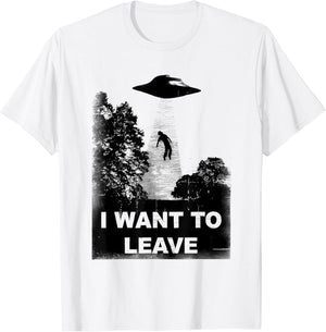 I Want to Leave Funny UFO Alien Abduction