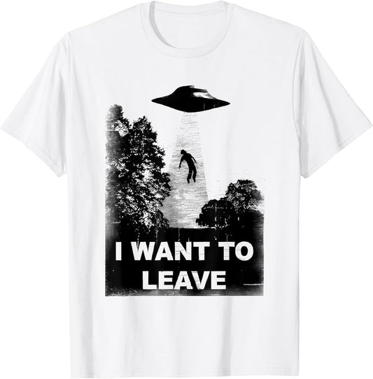 I Want to Leave Funny UFO Alien Abduction