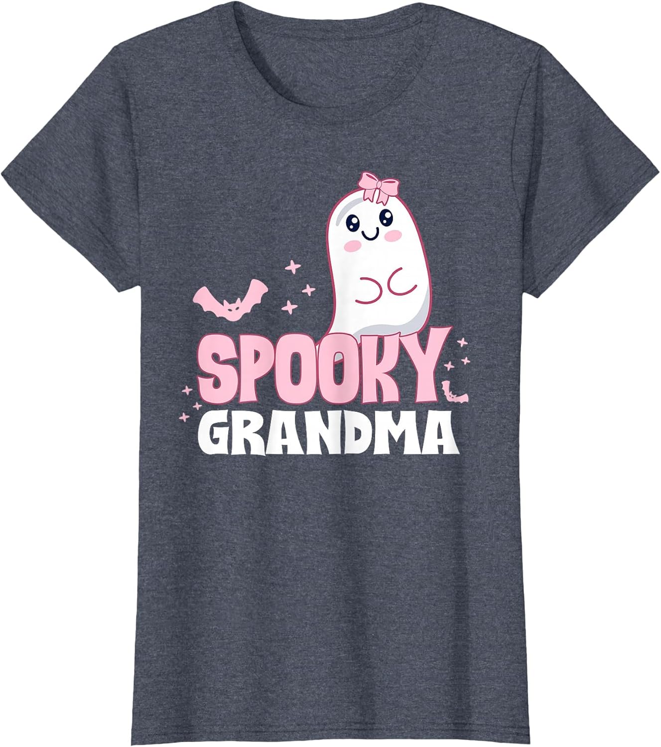 Spooky Grandma Family Cute Pink White Ghost Boo Halloween