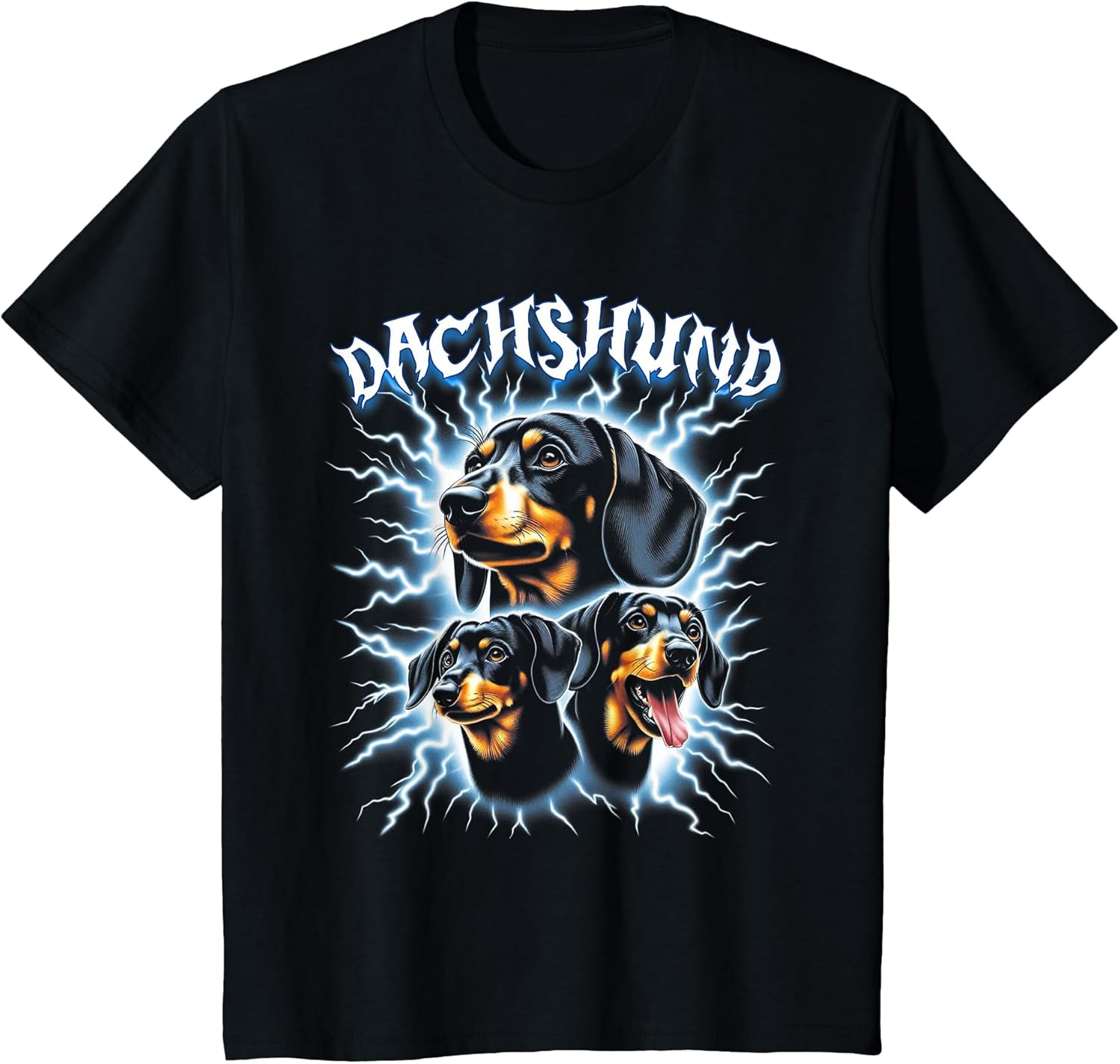 Dachshund Heavy Metal Weiner Weenie Dog Lover Rock and Roll