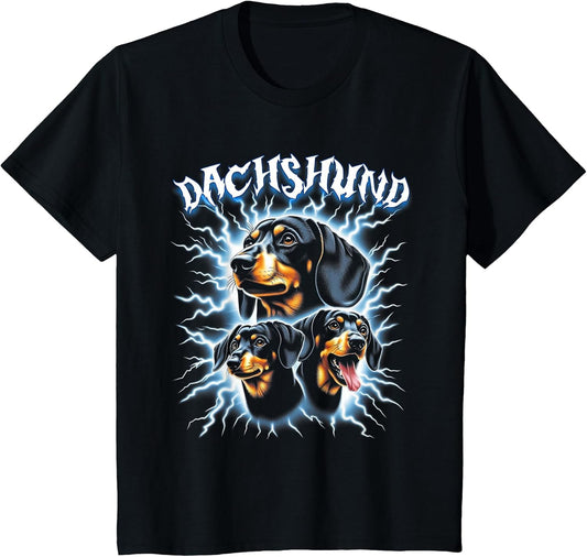 Dachshund Heavy Metal Weiner Weenie Dog Lover Rock and Roll