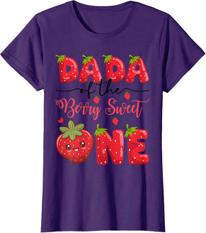 Dada of The Berry Sweet One Strawberry First Birthday