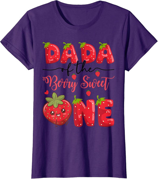 Dada of The Berry Sweet One Strawberry First Birthday