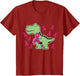Pink Ribbon T-Rex Kids Breast Cancer Awareness Boys Toddler