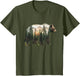 Bear Forest Mountains Trees Nature Sunset Outdoor Graphic