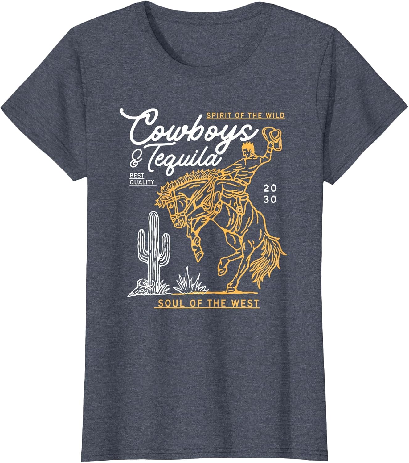 Cowboys and Tequila Country Rodeo Vintage Horse Riding Texas