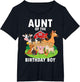 Aunt of The Birthday Boy Farm Animals Matching Farm Theme