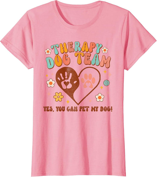 Therapy Dog Team Pet My Dog Animal Assisted Therapy Groovy