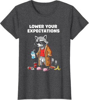 Lower Your Expectations Funny Cartoon Sarcasm