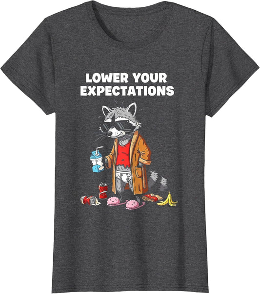 Lower Your Expectations Funny Cartoon Sarcasm