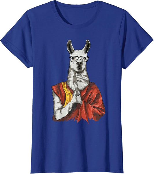 Dalai Lama Dali Llama Shirt | Cute Meditation Funny Gift