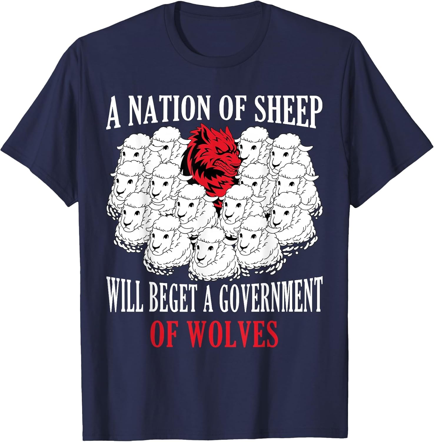 A Nation of Sheep Will Beget a Government of Wolves Anti-Gov