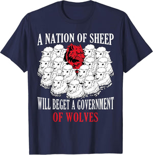 A Nation of Sheep Will Beget a Government of Wolves Anti-Gov