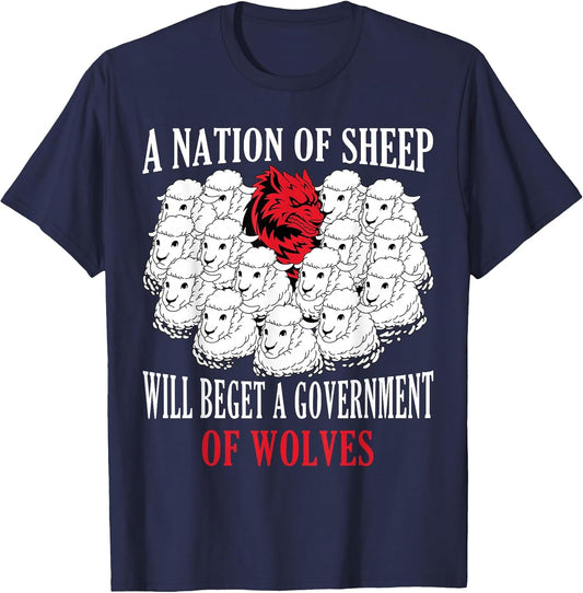 A Nation of Sheep Will Beget a Government of Wolves Anti-Gov