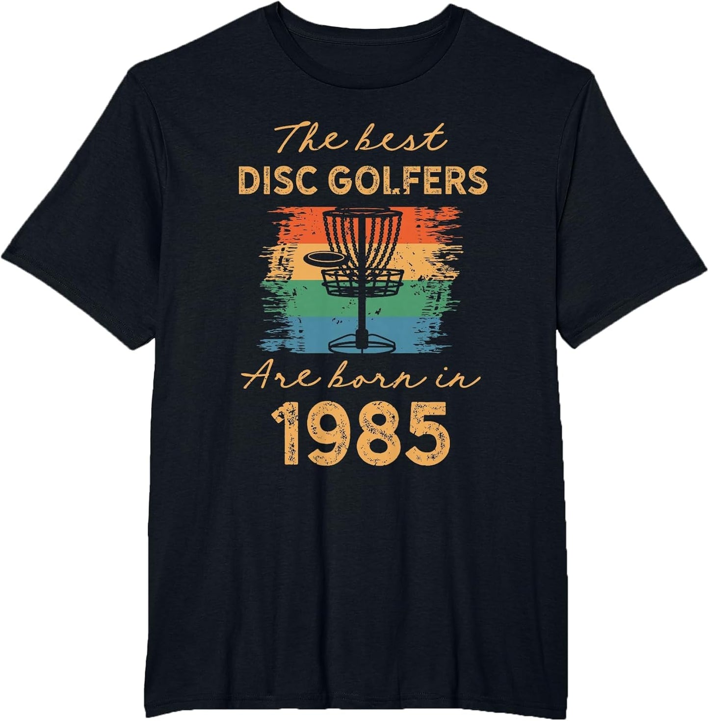 Born in 1985 36th Birthday Disc Golf Retro Golfer Golfing
