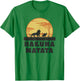 Disney The Lion King Hakuna Matata Crew Sideview Silhouettes , Men, Kelly Green, Medium