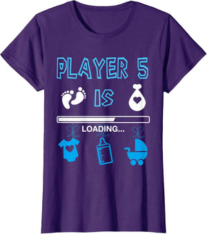 Player 5 is Loading Gamer Pregnancy Announcement 3rd Baby