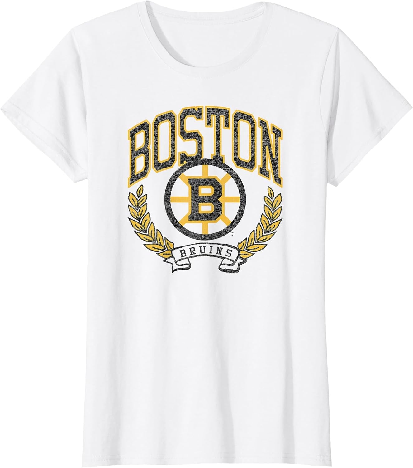 Boston Bruins Vintage Victory White NHL Officially Licensed