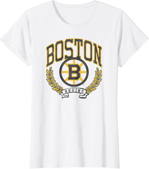 Boston Bruins Vintage Victory White NHL Officially Licensed