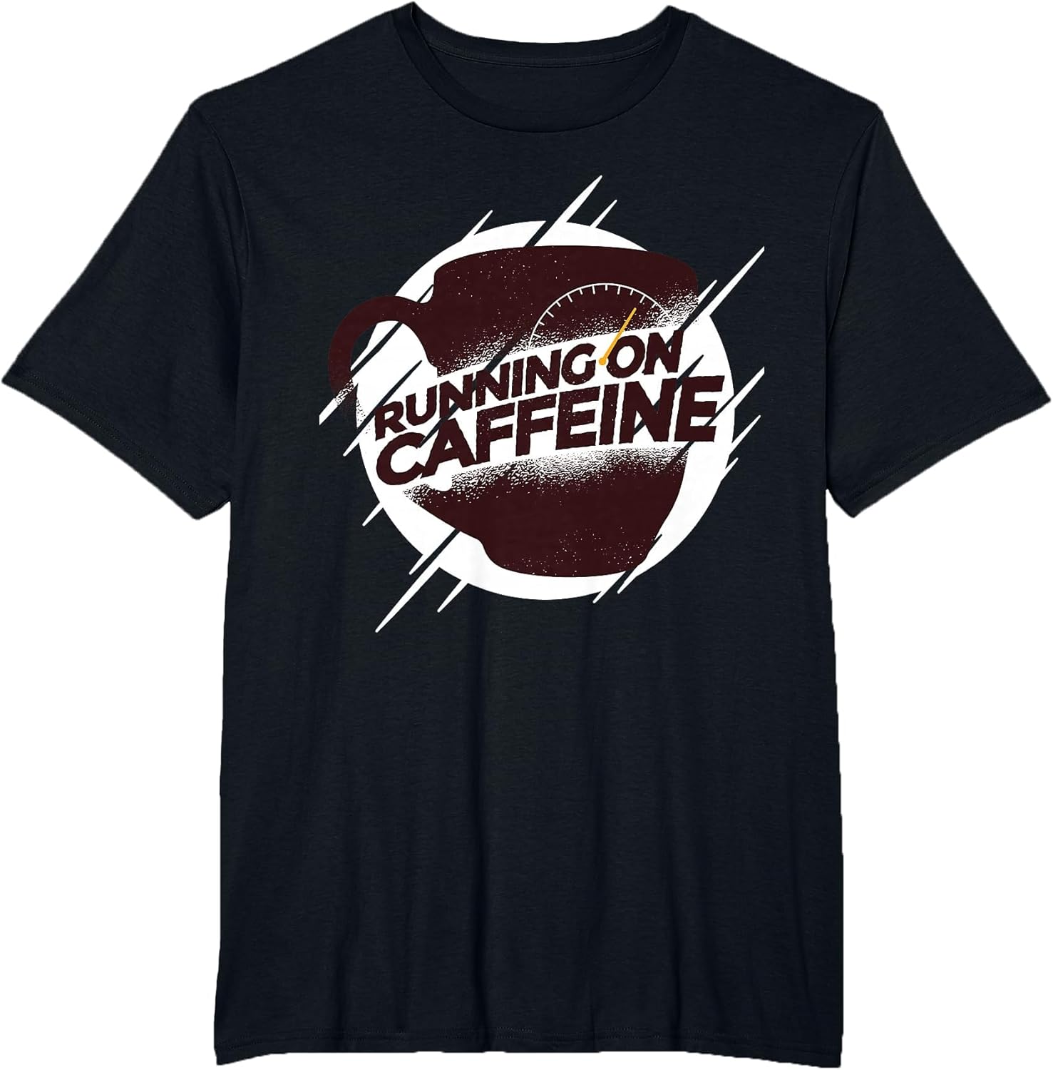 Funny Running on Caffeine Fitness Men Women Equipment Gift