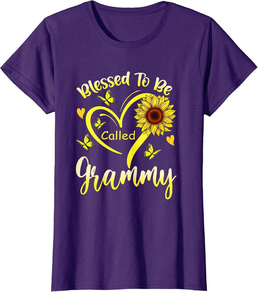Blessed to Be Called Grammy Sunflower Floral Mothers Day