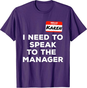 Funny Karen I Need to Speak to The Manager Meme Costume