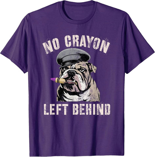 Bulldog No Crayon Left Behind Grunt Team Military My Soldier