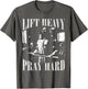 Lift Heavy Pray Hard Gym Jesus Christian for Christian