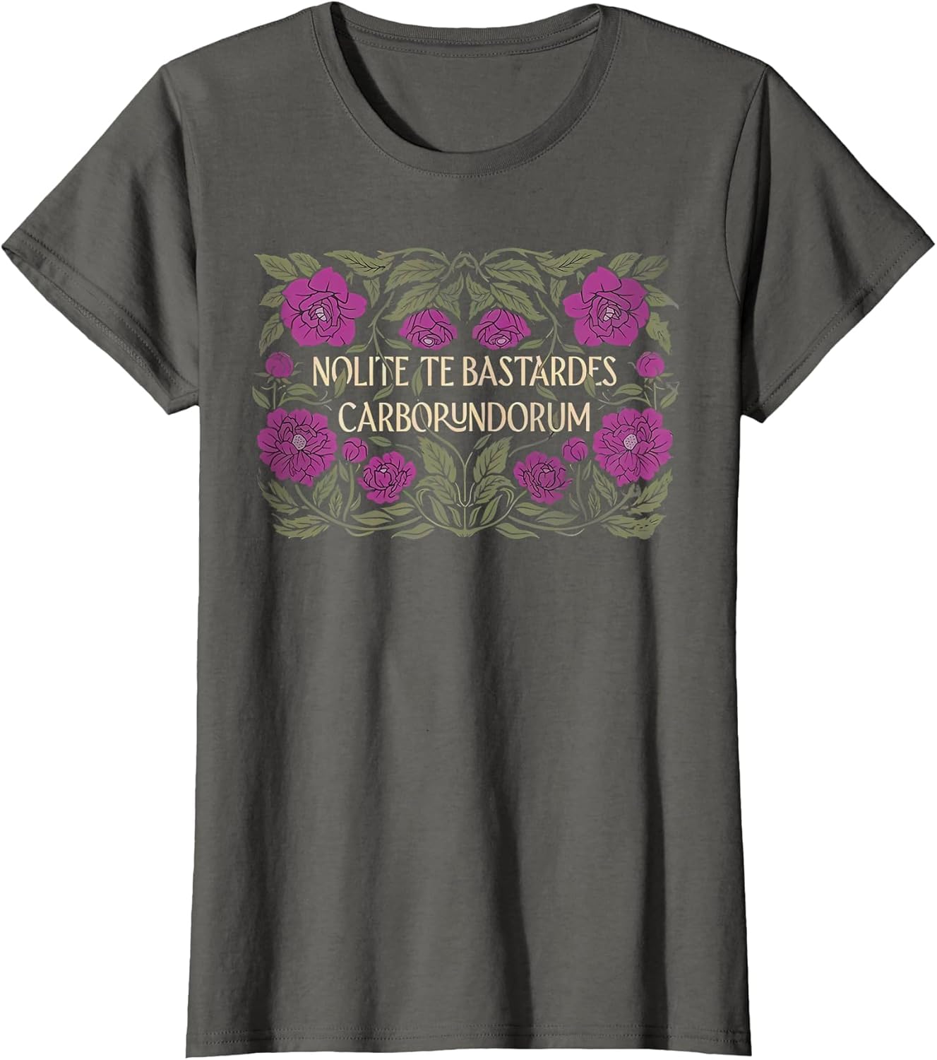 Retro Nolite Te Bastardes Carborundorum Flower Clothing