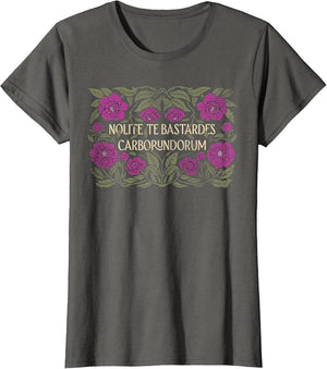 Retro Nolite Te Bastardes Carborundorum Flower Clothing