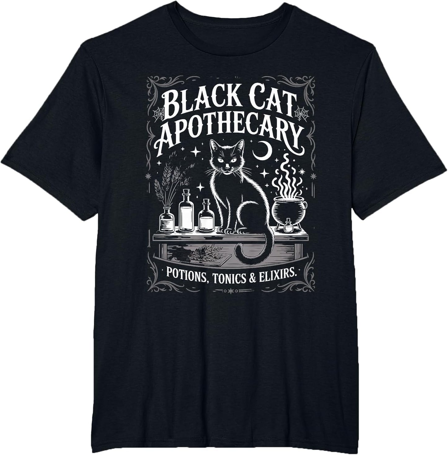 Black Cat Apothecary Potions Elixirs Magic Witchy Herbal