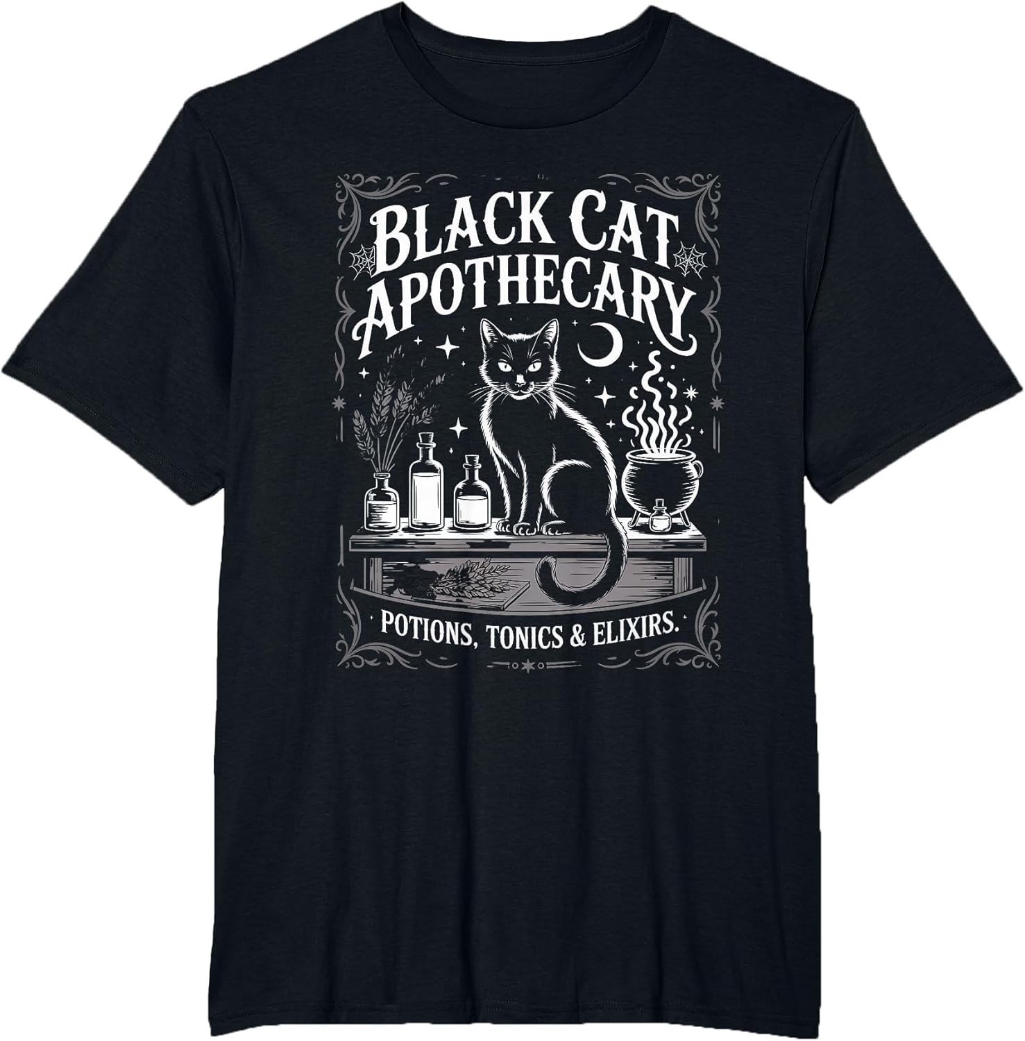 Black Cat Apothecary Potions Elixirs Magic Witchy Herbal