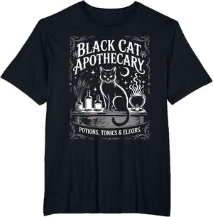 Black Cat Apothecary Potions Elixirs Magic Witchy Herbal