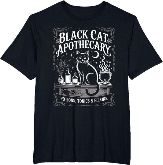 Black Cat Apothecary Potions Elixirs Magic Witchy Herbal