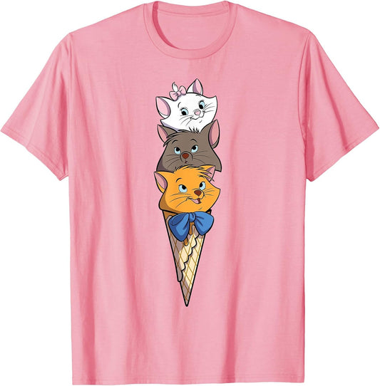 Disney The Aristocats Ice Cream Cone Group Stack
