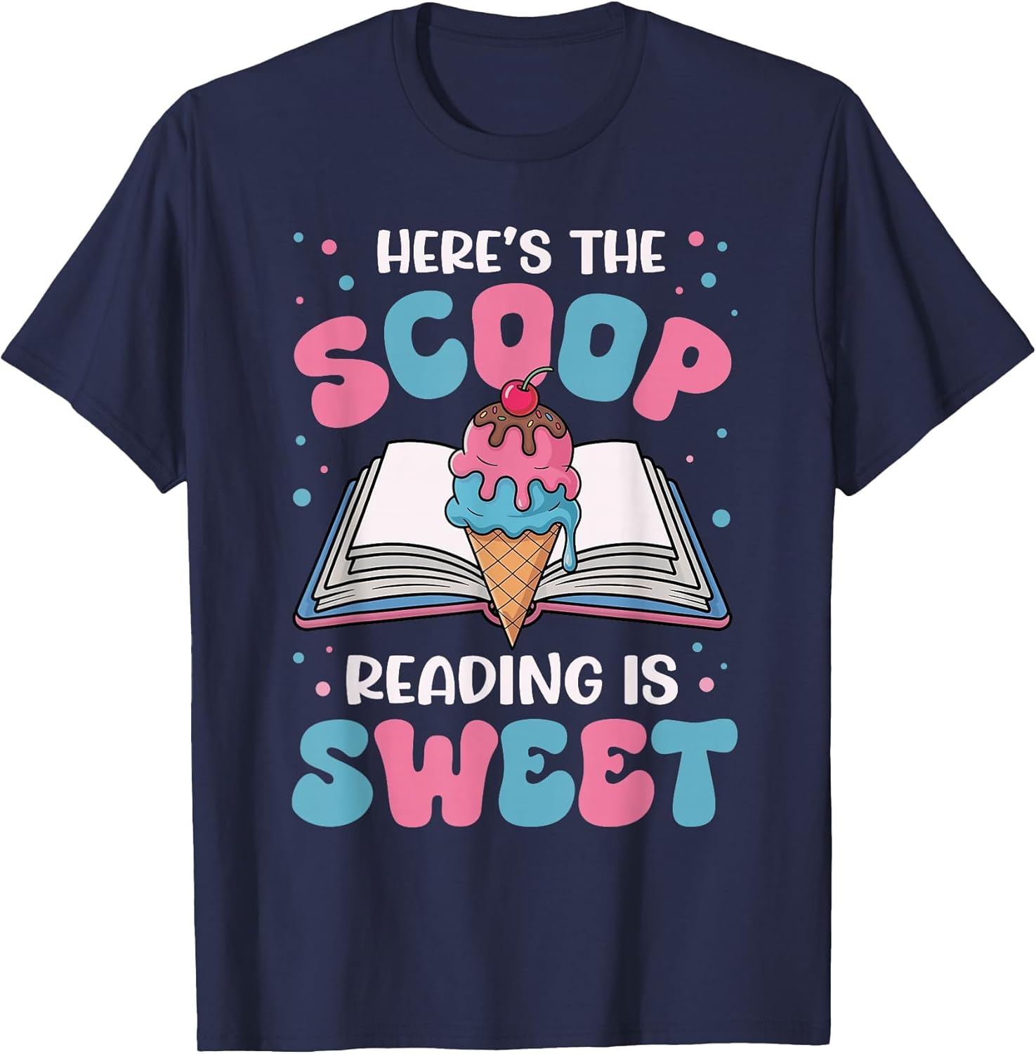 Cute Elementary Librarian Reading is Sweet