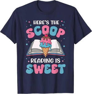 Cute Elementary Librarian Reading is Sweet