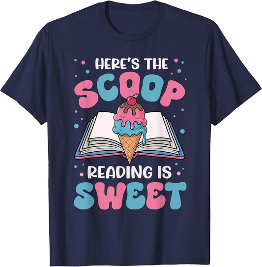 Cute Elementary Librarian Reading is Sweet