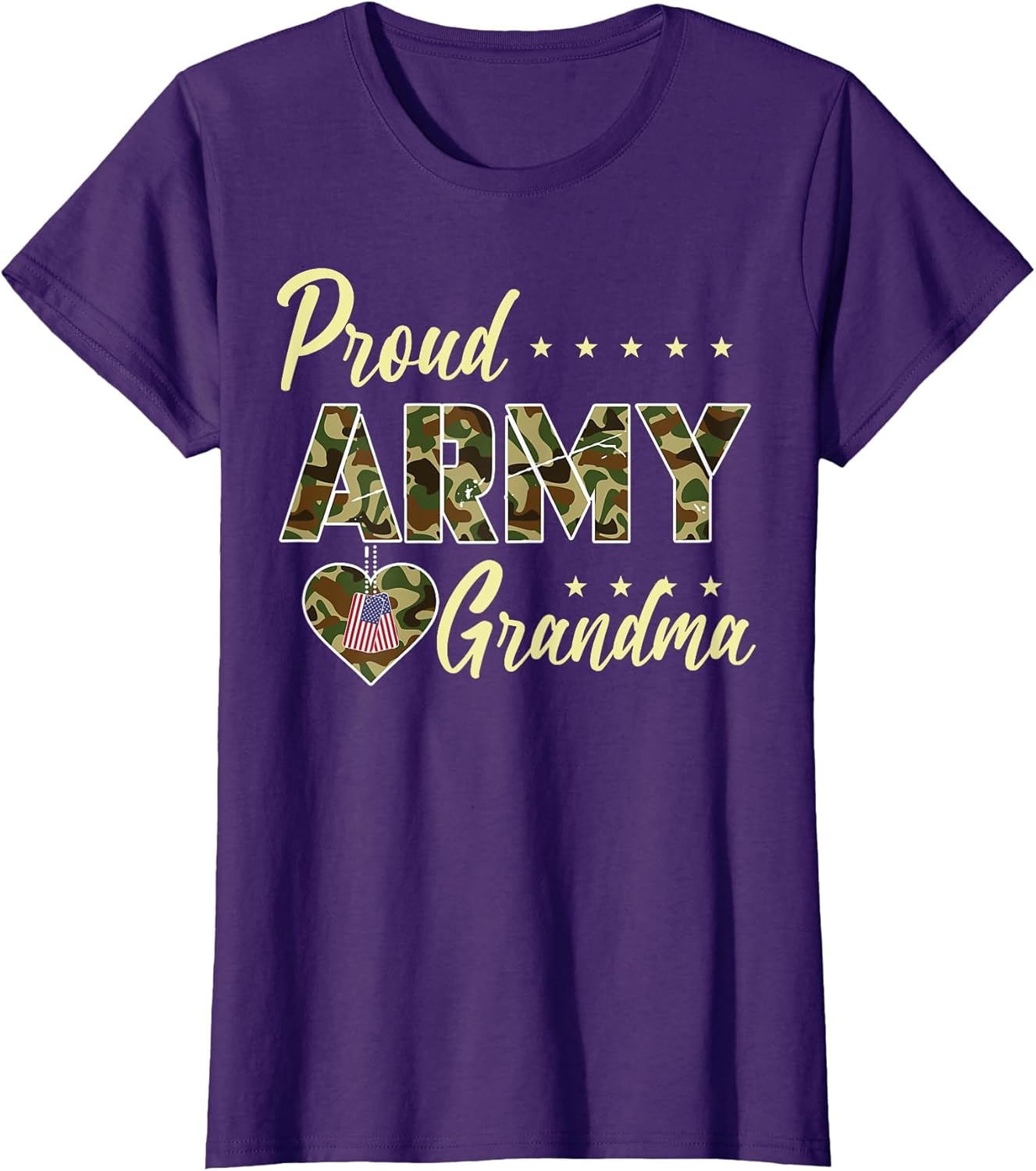 Proud Army Grandma Camouflage Soldier Family Love Military