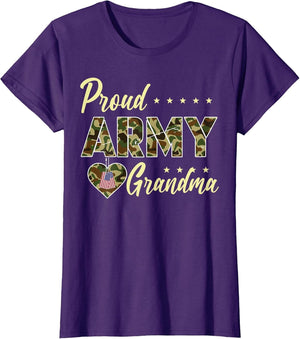 Proud Army Grandma Camouflage Soldier Family Love Military