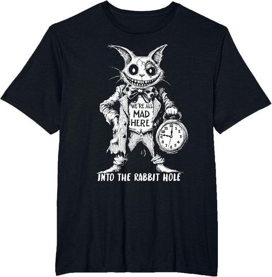 Creepy Cheshire Cat in Wonderland Gothic Fantasy Art Horror