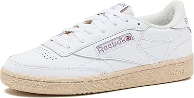 Reebok Club C 85 Vintage Tennis Sneakers , Casual White Shoes, Size 5 to 11
