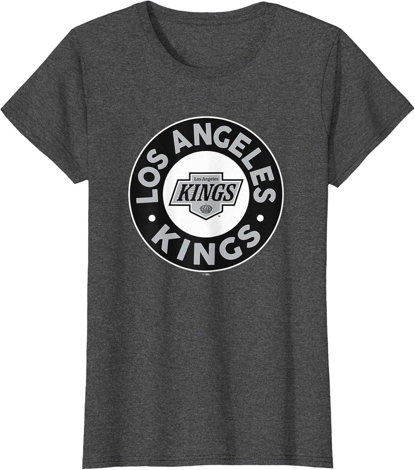 Los Angeles Kings Symbol Dark Heather Officially Licensed