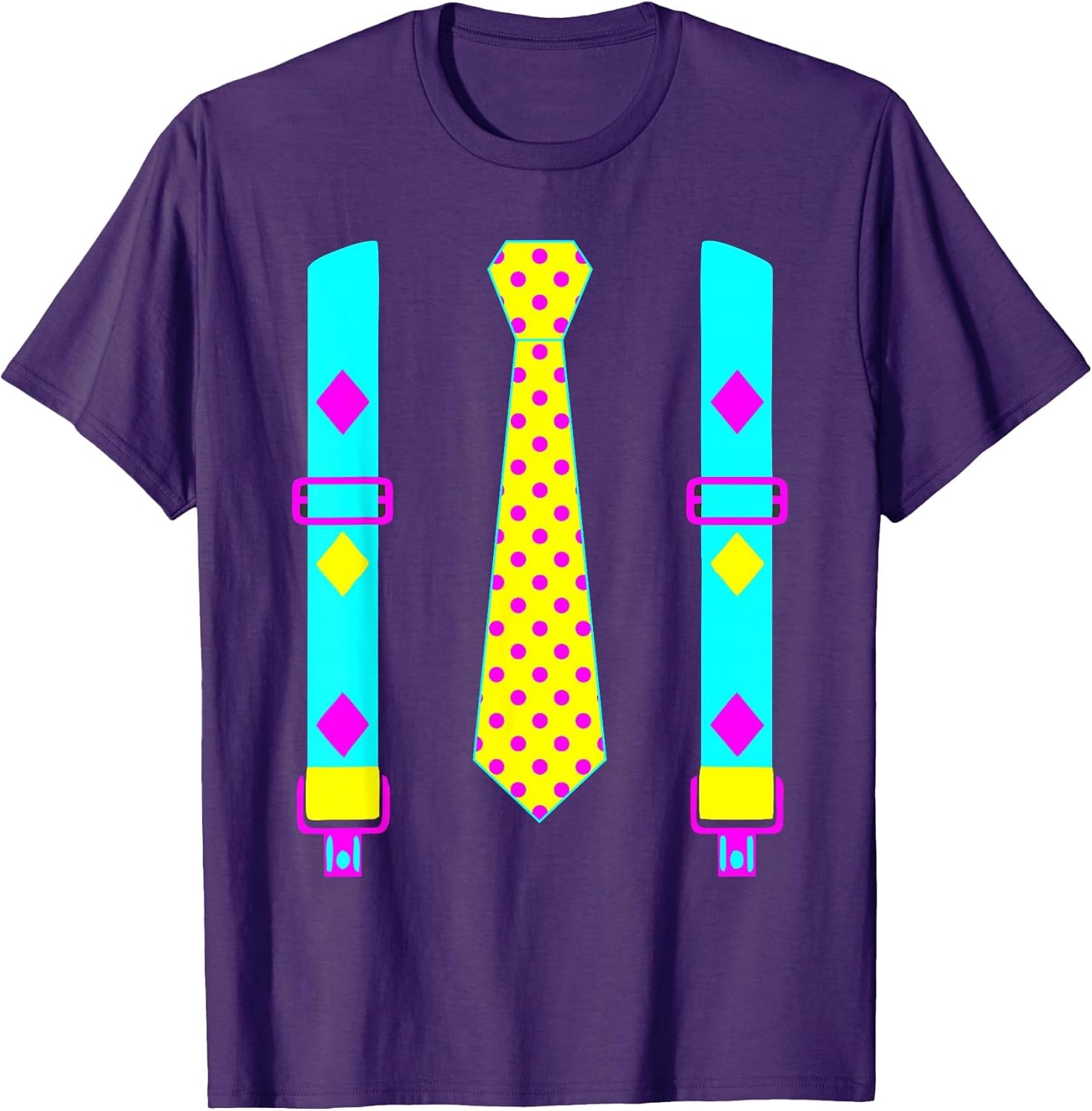 Party Costume Jumbo Polka Dot Tie and Suspenders