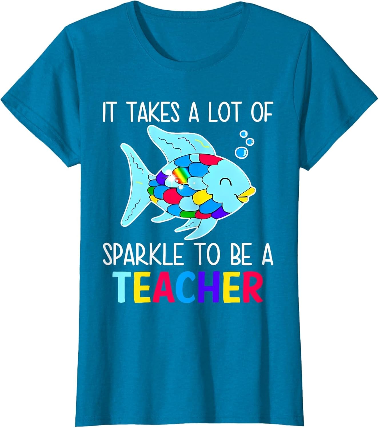 It Takes A Lot of Sparkle to Be A Teacher Rainbow Fish BTS