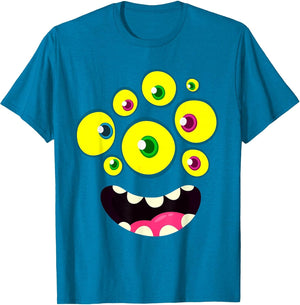 Cute Monster Face Halloween Group Costume Kids Boys