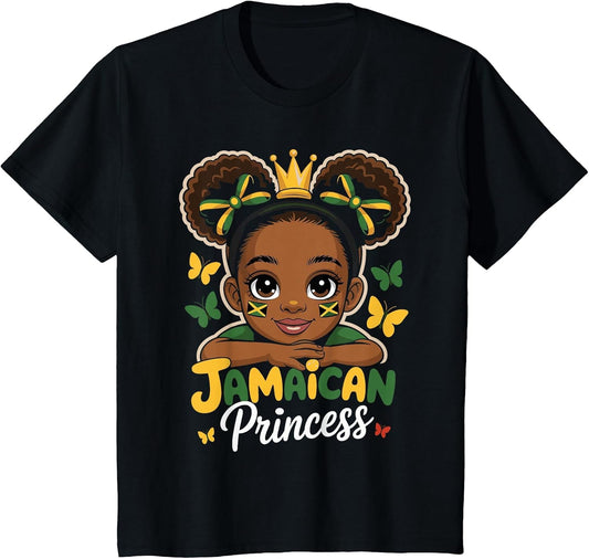 Cute Jamaican Princess Jamaica Girl Crown Bow for Girls