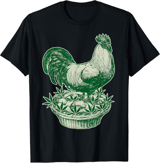Chicken Pot Pie Marijuana Cannabis Pun Funny