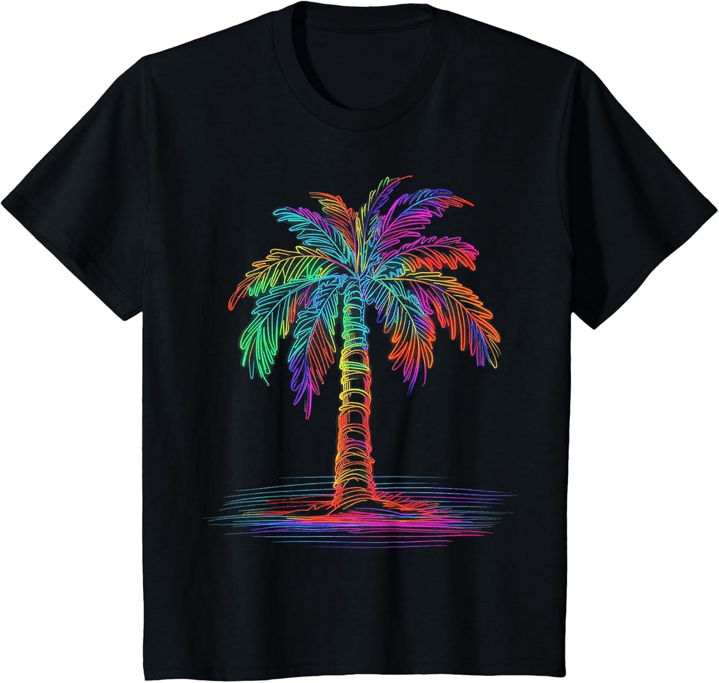 Cool Summer Vacation Men Women Beach Palm Tree