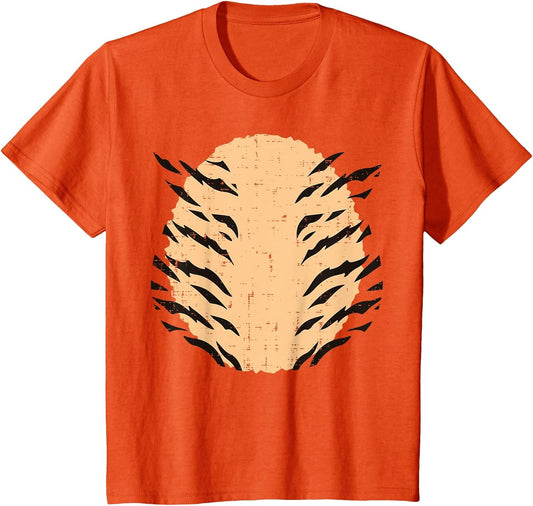 Halloween Tiger Tummy Funny Animal Costume Men Women Kids